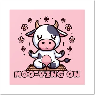 Cow Yoga instructor Posters and Art